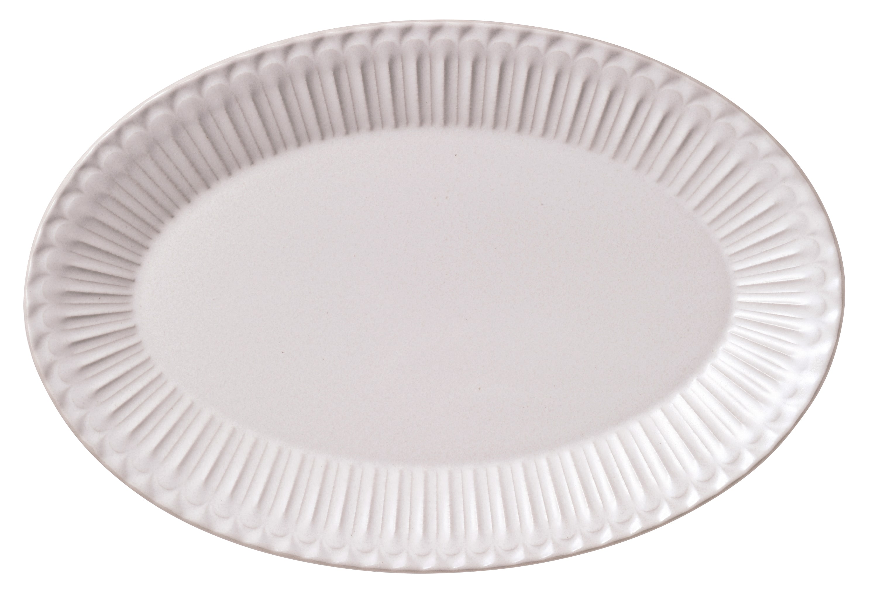 山万 ストーリア ラスティックホワイト 31.5cmプラター 1個(ご注文単位1個)【直送品】