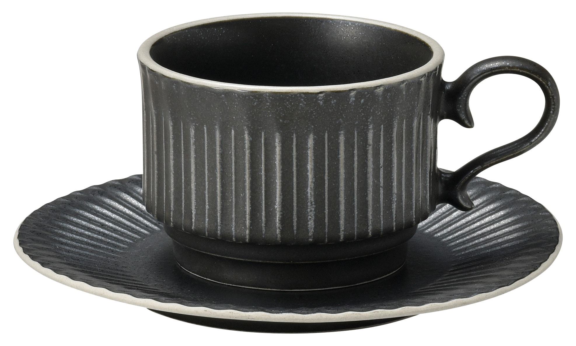 山万 ストーリア　クリスタルブラック　16cmプレート 1個（ご注文単位1個）【直送品】