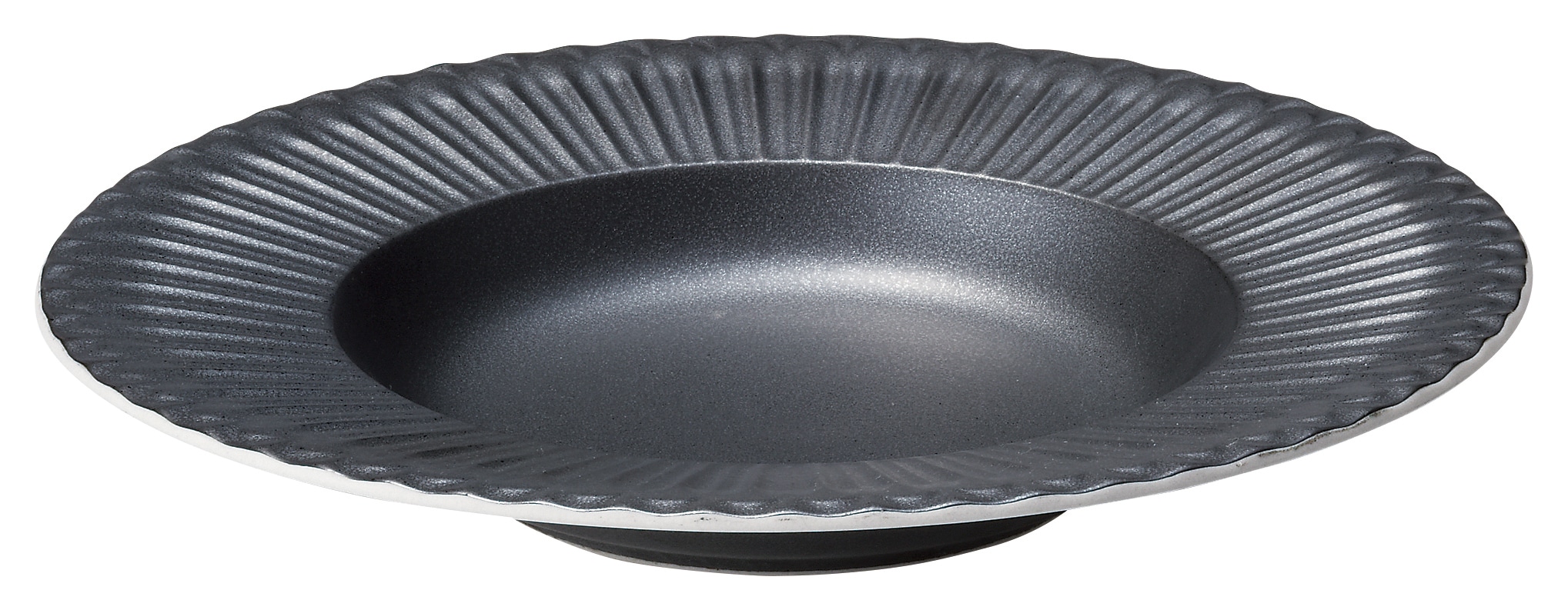 山万 ストーリア クリスタルブラック 26cmスープボウル 1個(ご注文単位1個)【直送品】