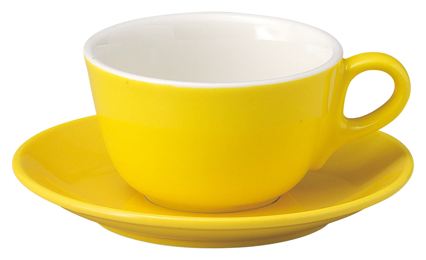 山万 マーレ　イエロー　カプチーノカップ ※カップ単品のみ1個（ご注文単位1個）【直送品】