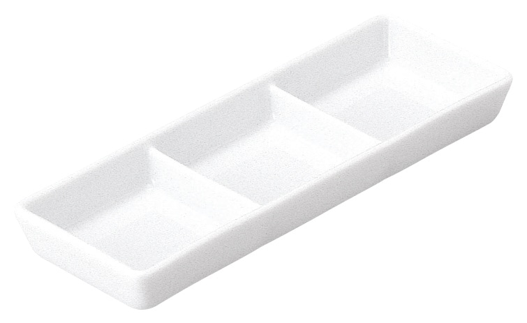 山万 リーバイ　3つ仕切皿 1個（ご注文単位1個）【直送品】