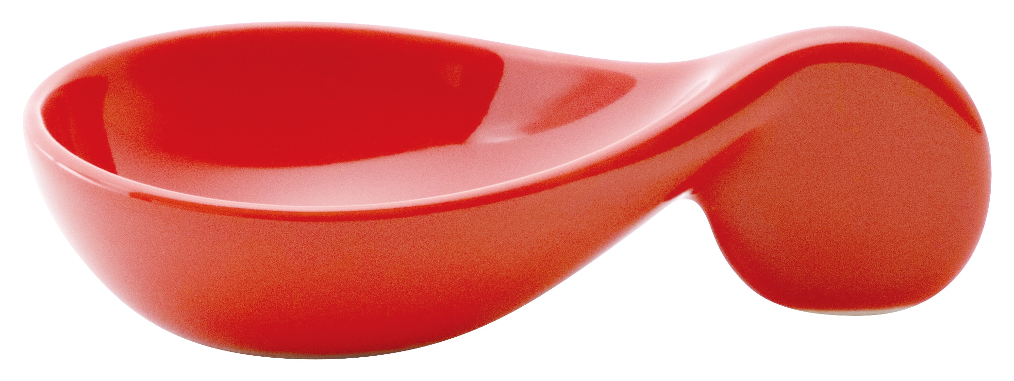 山万 リーバイ　小籠包レンゲ　赤 1個（ご注文単位1個）【直送品】