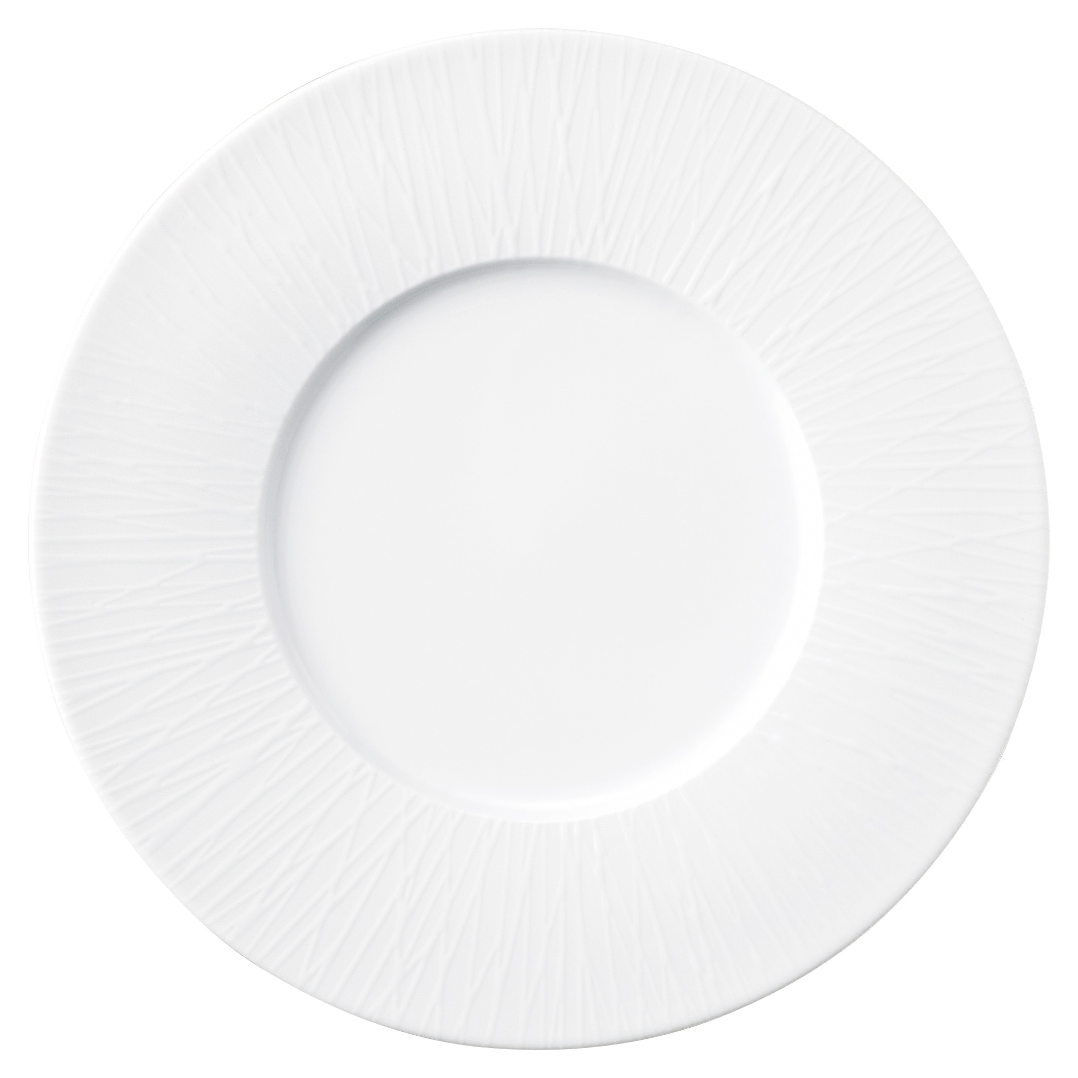 山万 ルミネール ホワイト&ホワイト 30cmサービングプレート 1個(ご注文単位1個)【直送品】