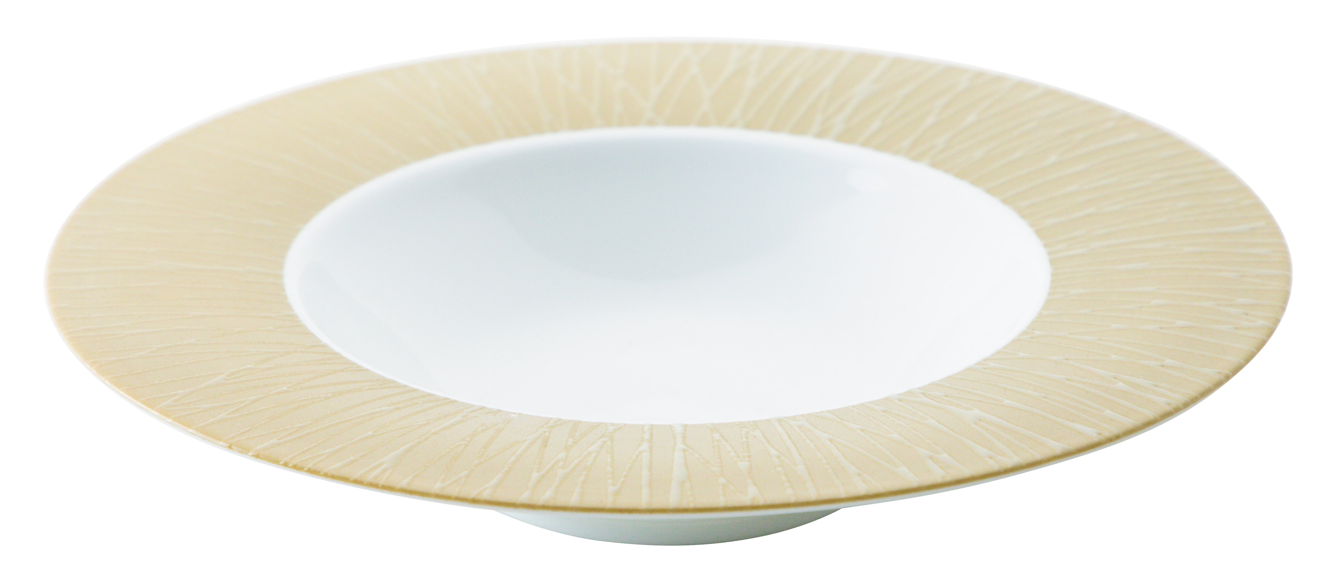 山万 ルミネール　ゴールドベージュ　26.5cmディープスープボウル 1個（ご注文単位1個）【直送品】