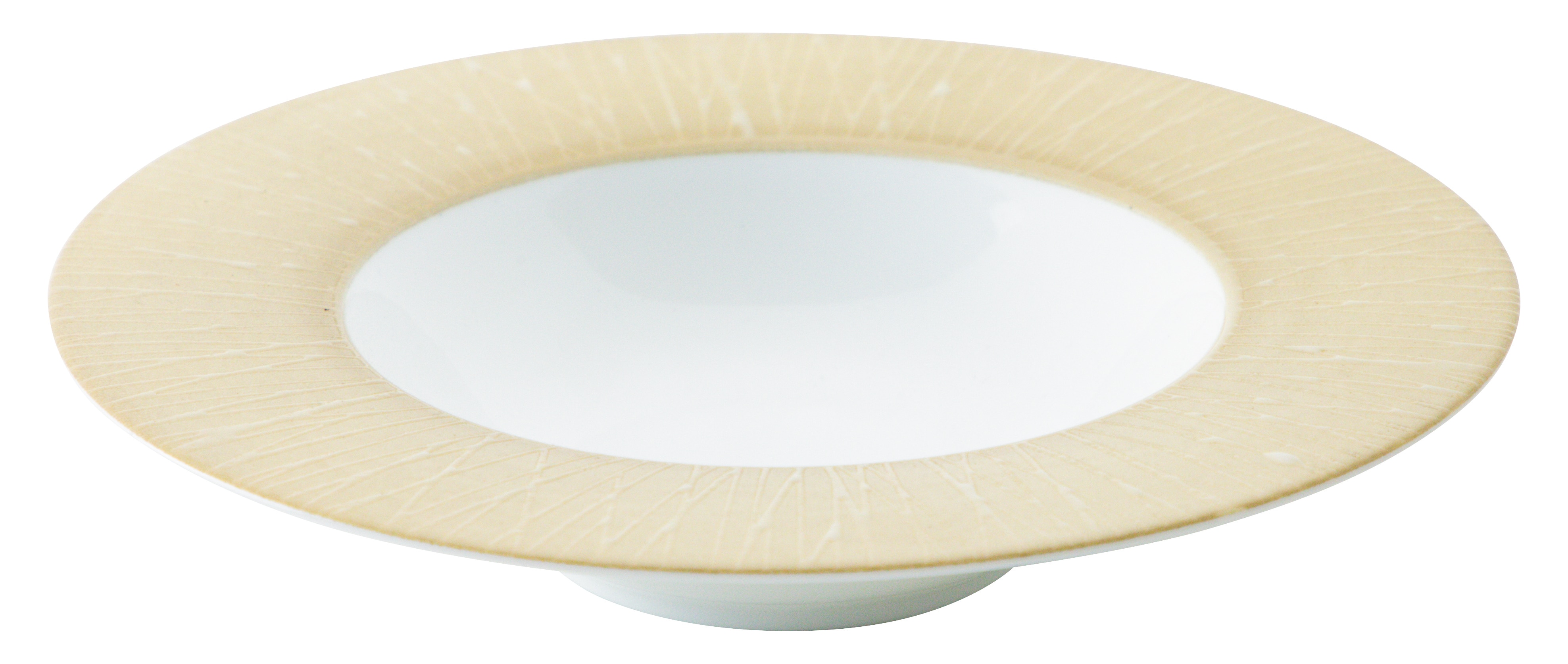 山万 ルミネール　ゴールドベージュ　24cmディープスープボウル 1個（ご注文単位1個）【直送品】