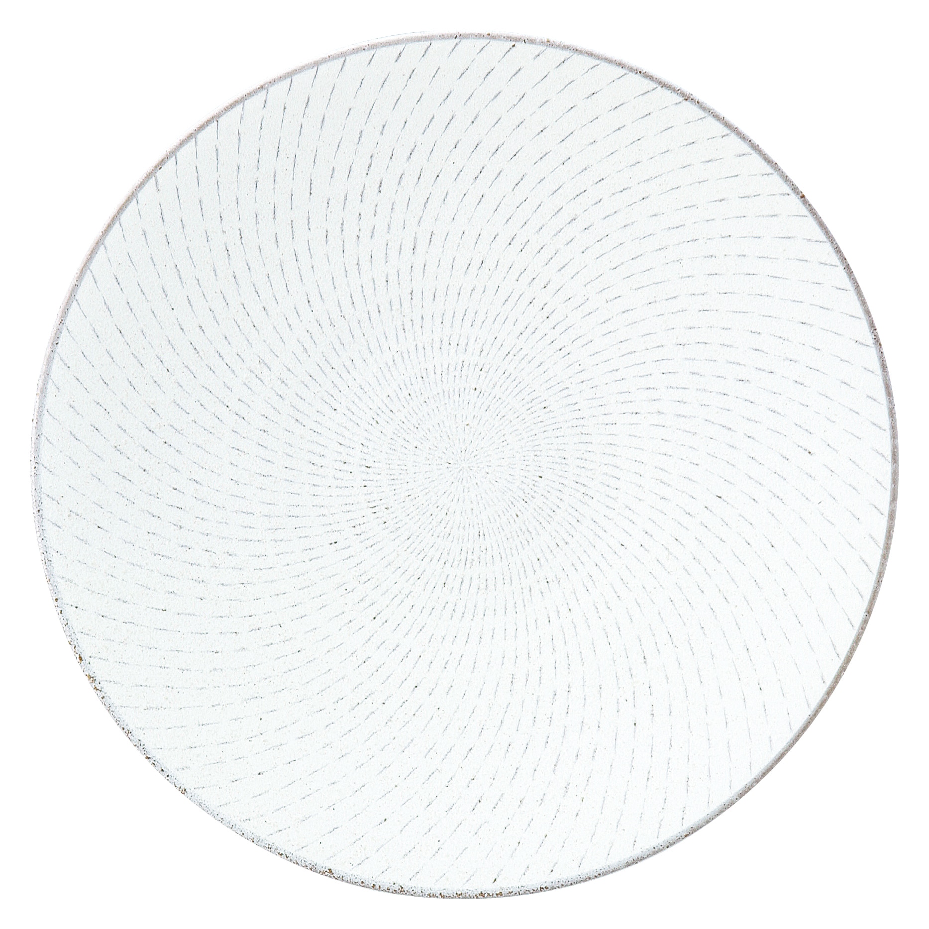 山万 千早 白 21cm皿 1個(ご注文単位1個)【直送品】