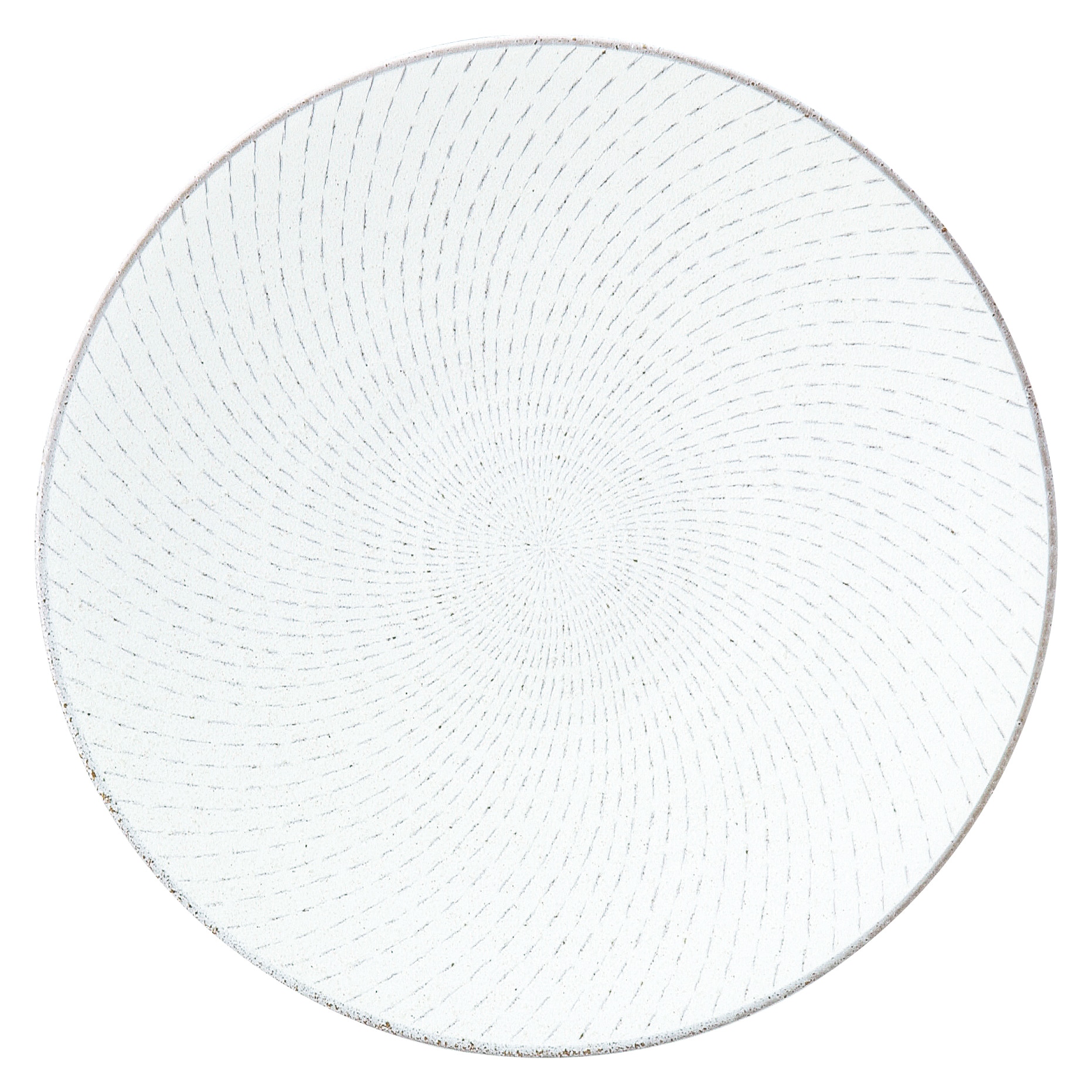 山万 千早 白 19cm皿 1個(ご注文単位1個)【直送品】