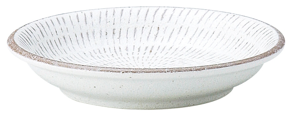 山万 千早 白 10.5cm皿 1個(ご注文単位1個)【直送品】