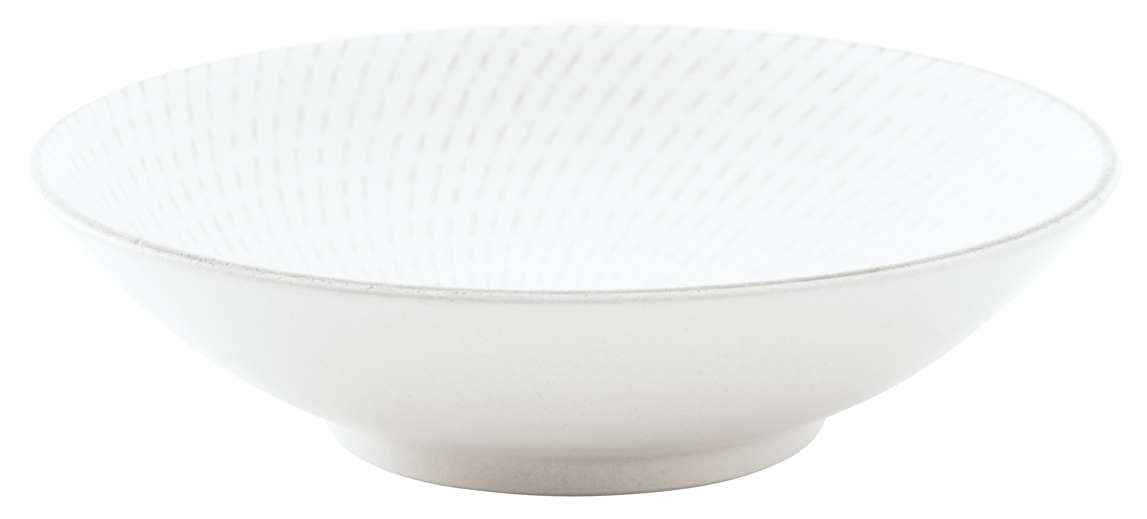 山万 千早 白 24cm浅ボウル 1個(ご注文単位1個)【直送品】