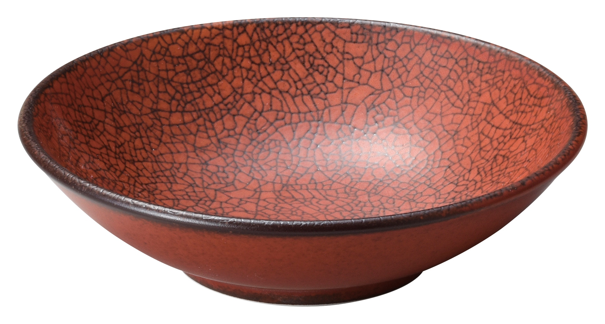 山万 茜縅　14cm浅ボウル 1個（ご注文単位1個）【直送品】