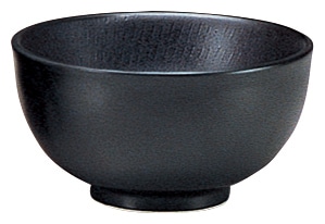 山万 千早　黒　12cm多用丼 1個（ご注文単位1個）【直送品】
