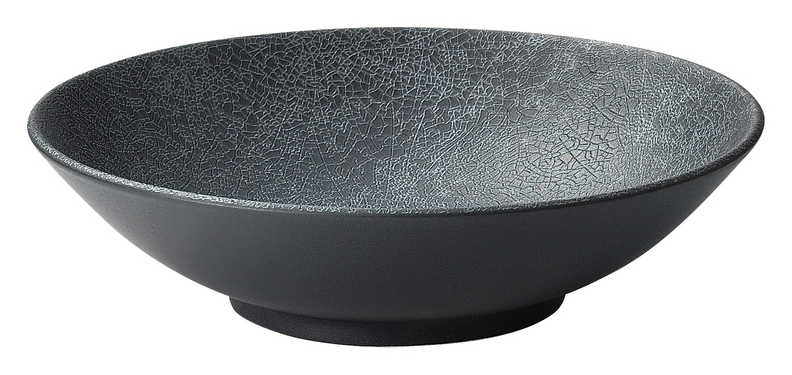 山万 墨縅 24cm浅ボウル 1個(ご注文単位1個)【直送品】