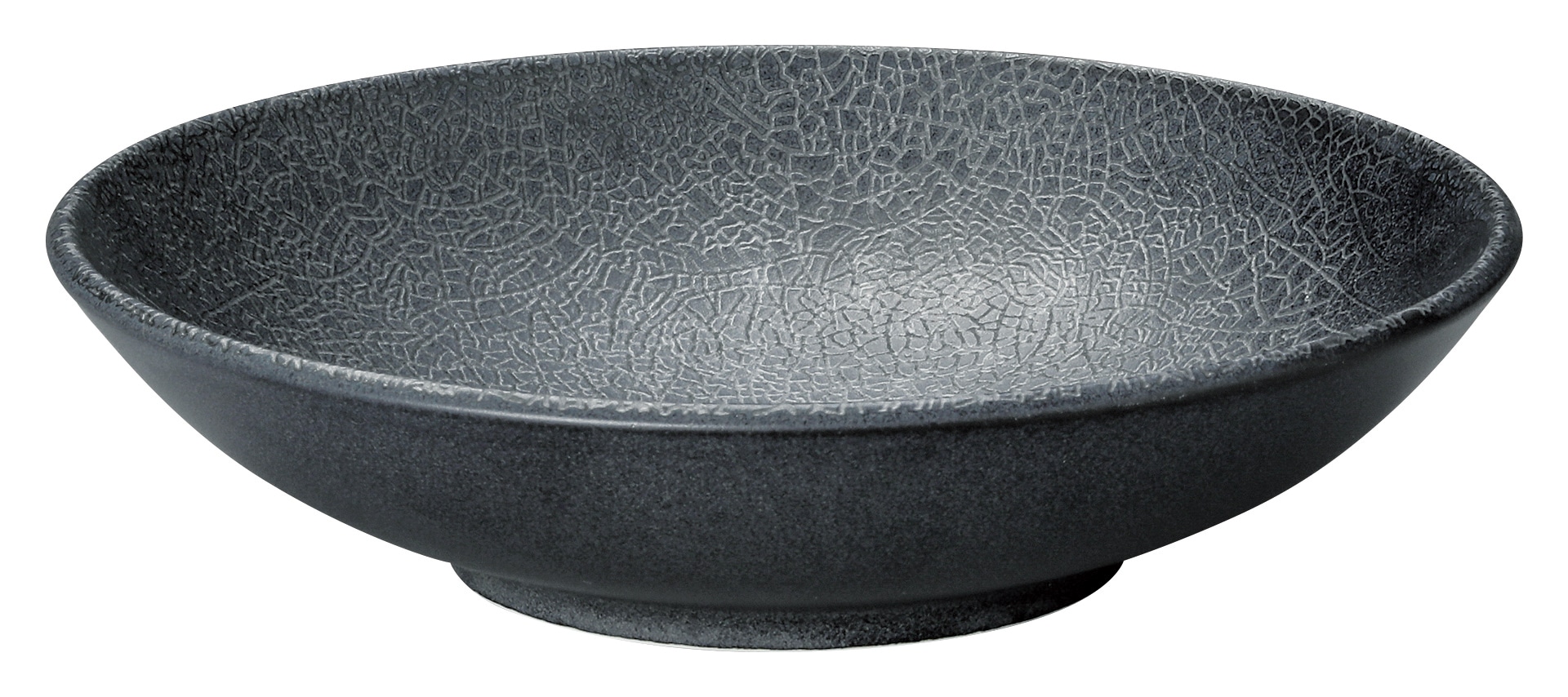 山万 墨縅 18.5cm浅ボウル 1個(ご注文単位1個)【直送品】