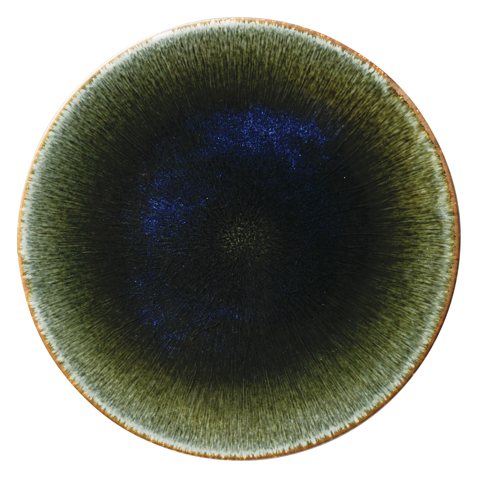 山万 アスカ　アースグリーン　27.5cm皿 1個（ご注文単位1個）【直送品】