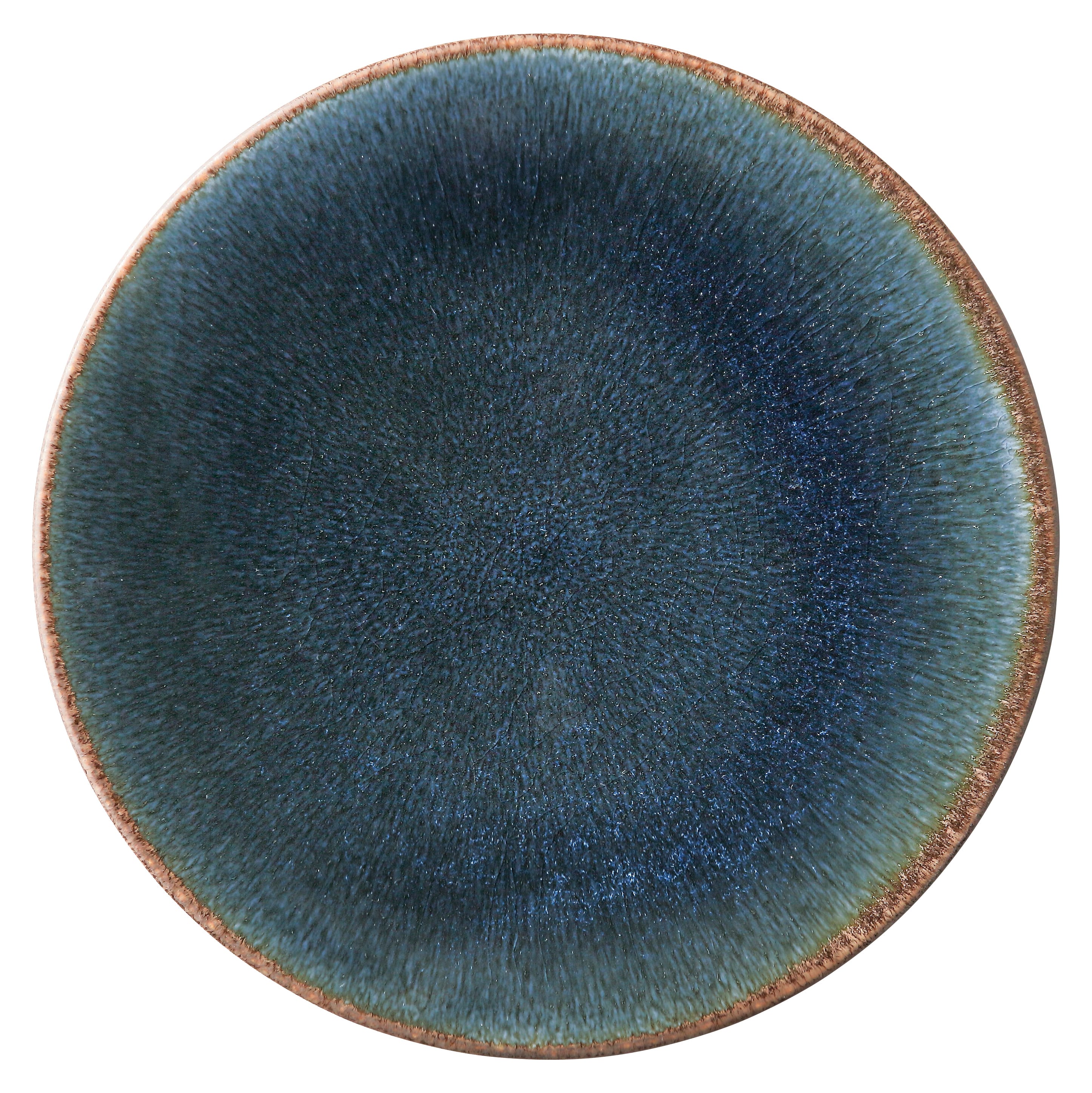 山万 アスカ　アースブルー　27.5cm皿 1個（ご注文単位1個）【直送品】