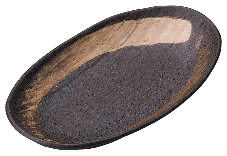 山万 霧立　18.5cm楕円皿 1個（ご注文単位1個）【直送品】
