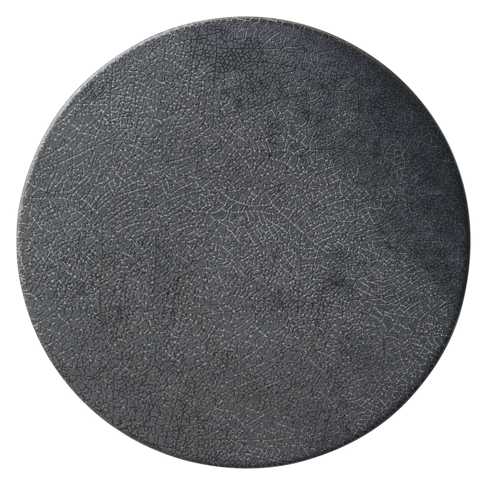 山万 墨縅 20cm平丸皿 1個(ご注文単位1個)【直送品】