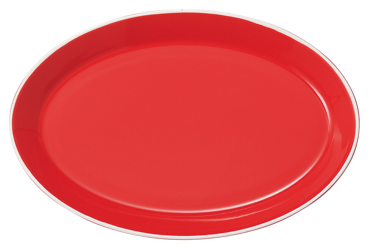 山万 パシオン ロッサ 29.5cmオーバルプラター 1個(ご注文単位1個)【直送品】