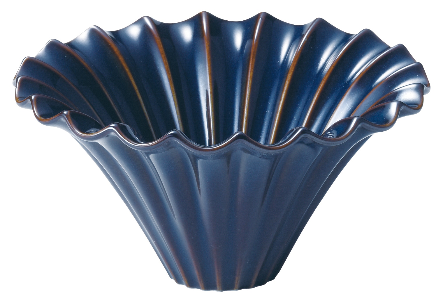 山万 フレア　ディープブルー　コーヒードリッパー 1個（ご注文単位1個）【直送品】