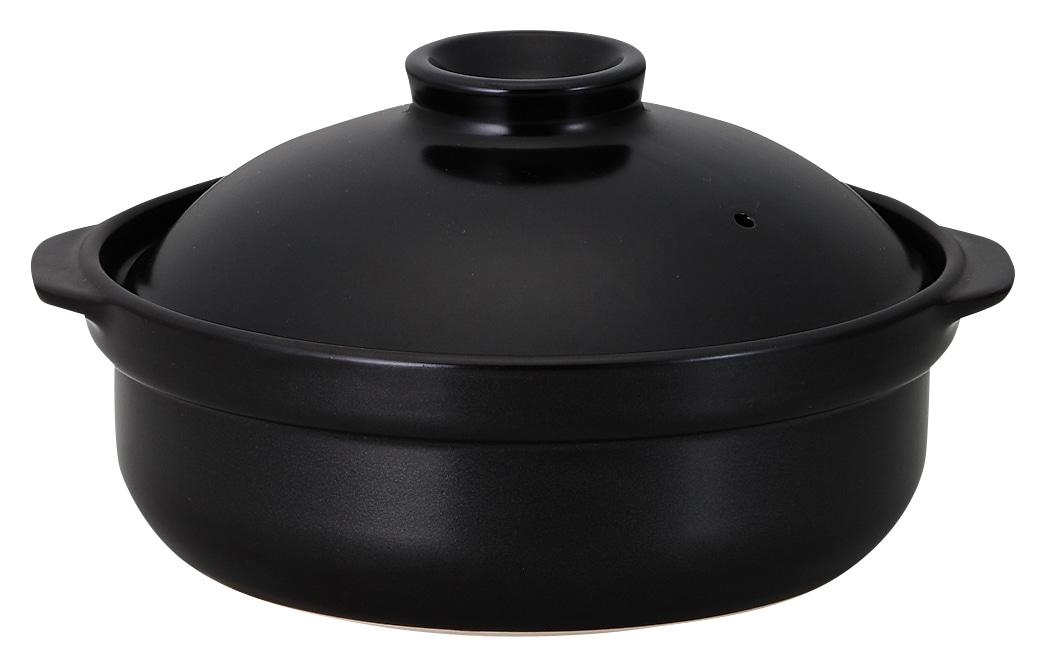 山万 宴　黒　7号鍋 1個（ご注文単位1個）【直送品】