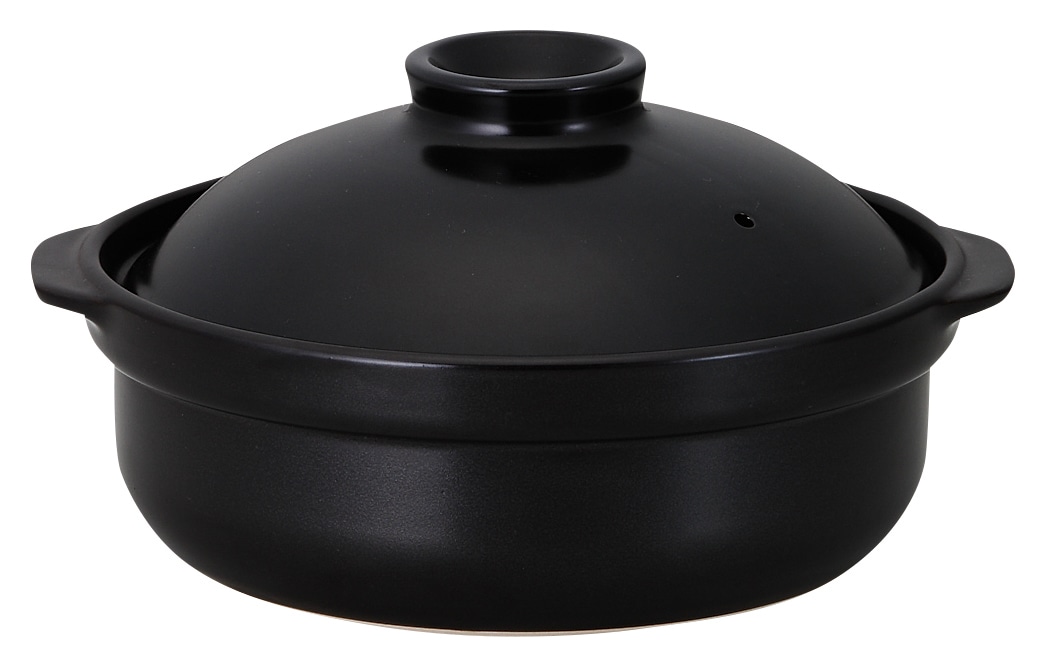 山万 宴　黒　8号鍋 1個（ご注文単位1個）【直送品】