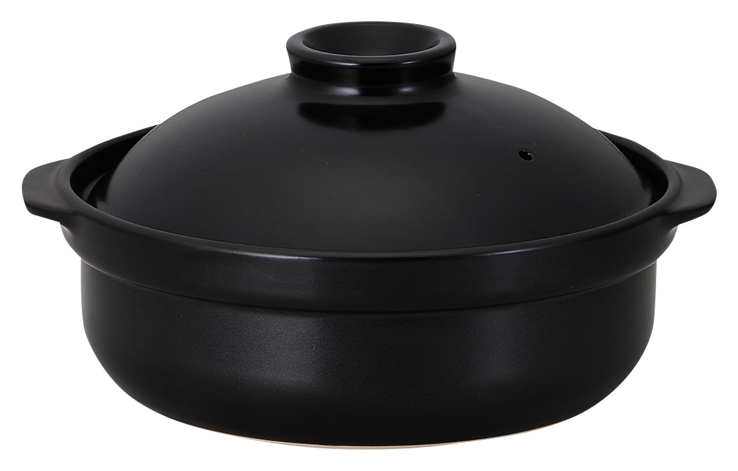 山万 宴　黒　10号鍋 1個（ご注文単位1個）【直送品】