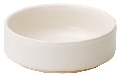 山万 直火用　ソースディッシュ　小　ホワイト 1個（ご注文単位1個）【直送品】