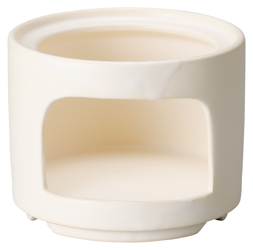 山万 耐熱　スタック　切立ウォーマー　大　ホワイト 1個（ご注文単位1個）【直送品】