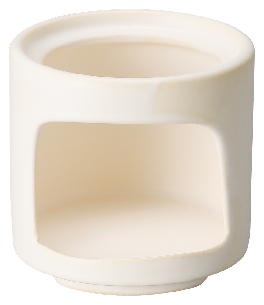 山万 耐熱　スタック　切立ウォーマー　小　ホワイト 1個（ご注文単位1個）【直送品】