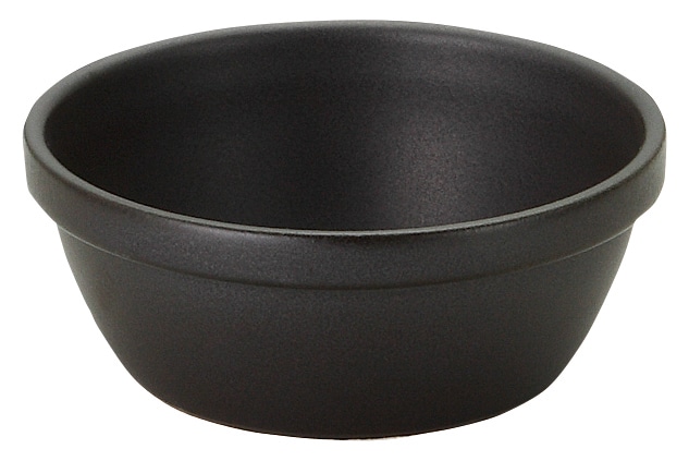 山万 直火用　スタック12cm深ボウル　ブラック 1個（ご注文単位1個）【直送品】