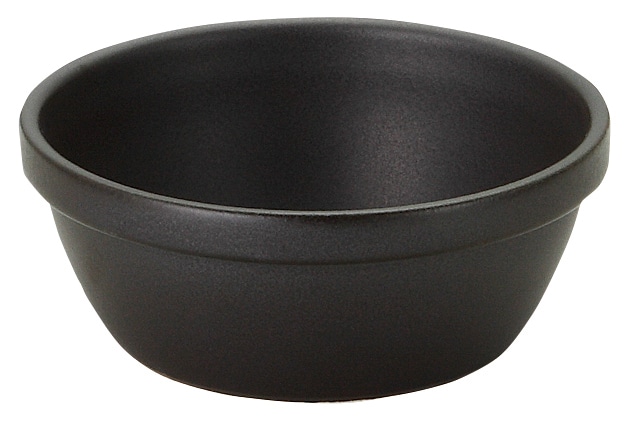 山万 直火用　スタック10cm深ボウル　ブラック 1個（ご注文単位1個）【直送品】