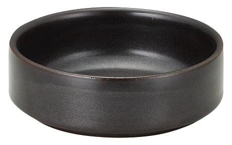 山万 直火用　ソースディッシュ　小　ブラック 1個（ご注文単位1個）【直送品】