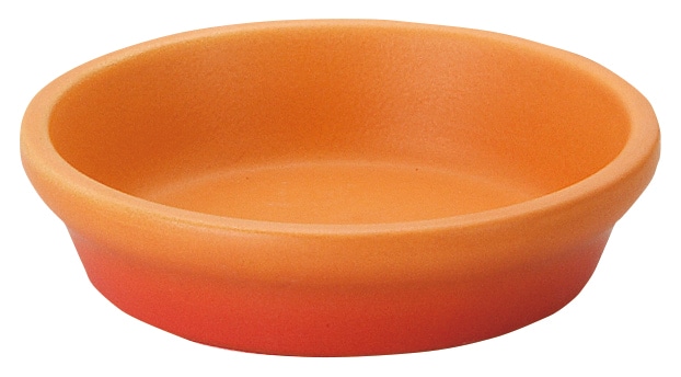 山万 直火用　スタック12cm浅ボウル　ベイクオレンジ 1個（ご注文単位1個）【直送品】