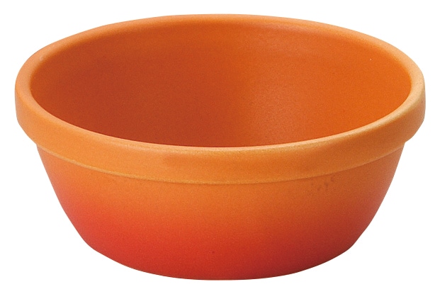 山万 直火用　スタック10cm深ボウル　ベイクオレンジ 1個（ご注文単位1個）【直送品】