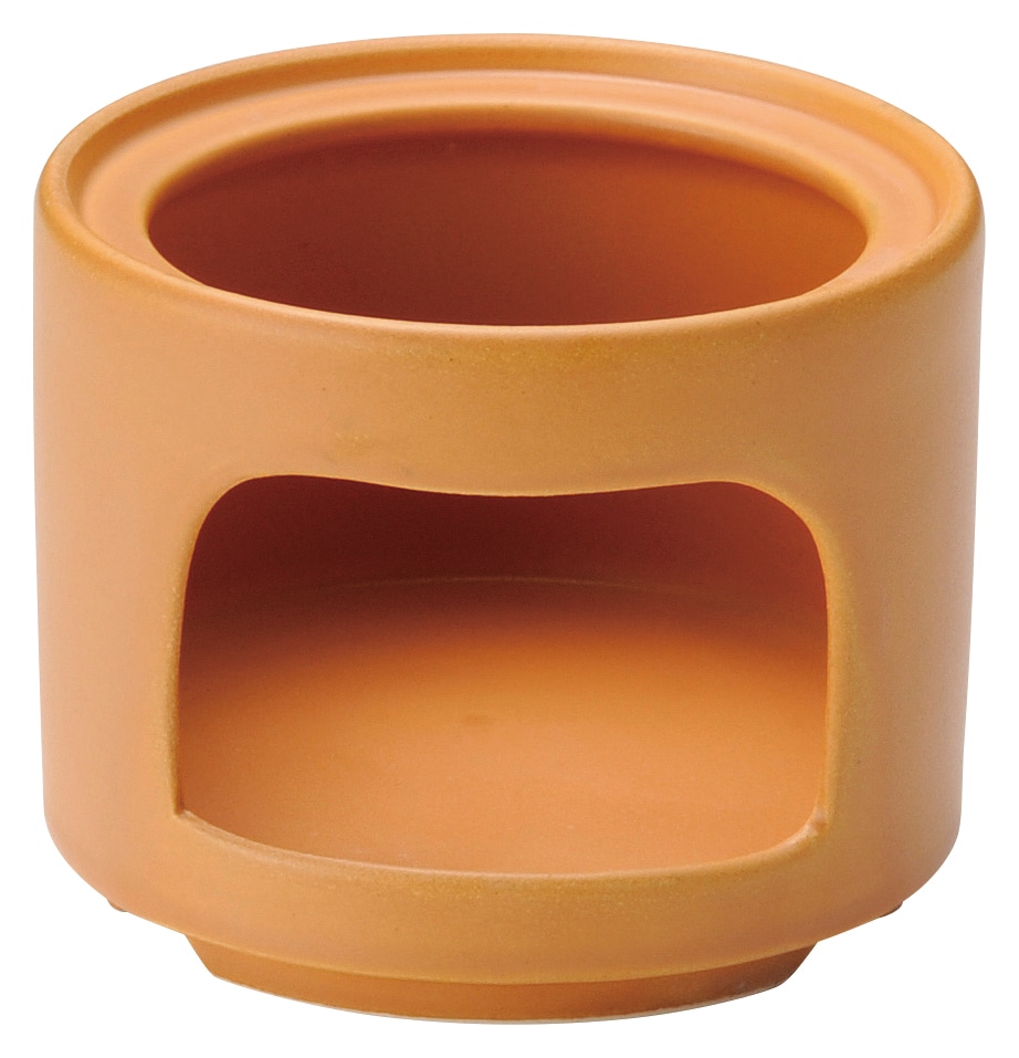 山万 耐熱　スタック　切立ウォーマー　大　オレンジ 1個（ご注文単位1個）【直送品】