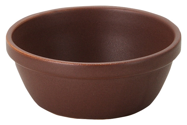 山万 直火用　スタック10cm深ボウル　ブラウン 1個（ご注文単位1個）【直送品】