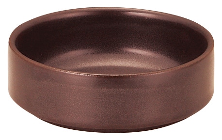 山万 直火用　ソースディッシュ　大　ブラウン 1個（ご注文単位1個）【直送品】