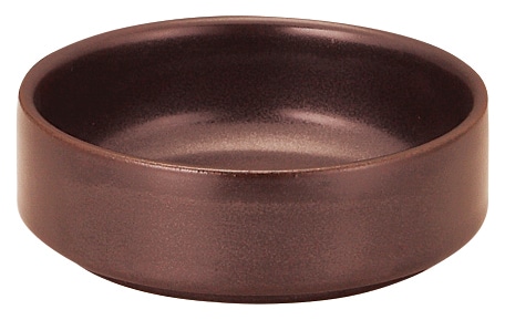 山万 直火用　ソースディッシュ　小　ブラウン 1個（ご注文単位1個）【直送品】