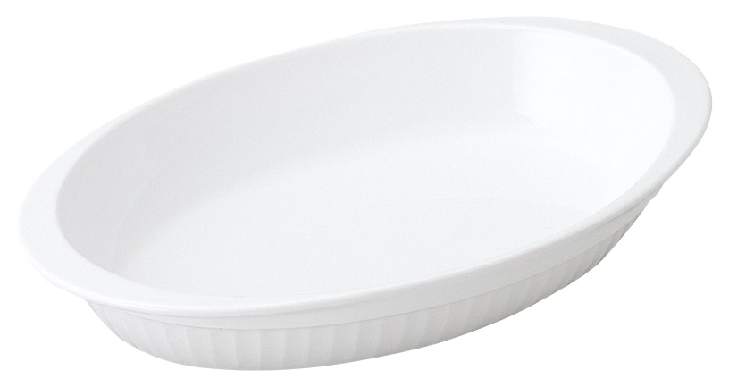 山万 クレール　22cm手付楕円浅グラタン 1個（ご注文単位1個）【直送品】