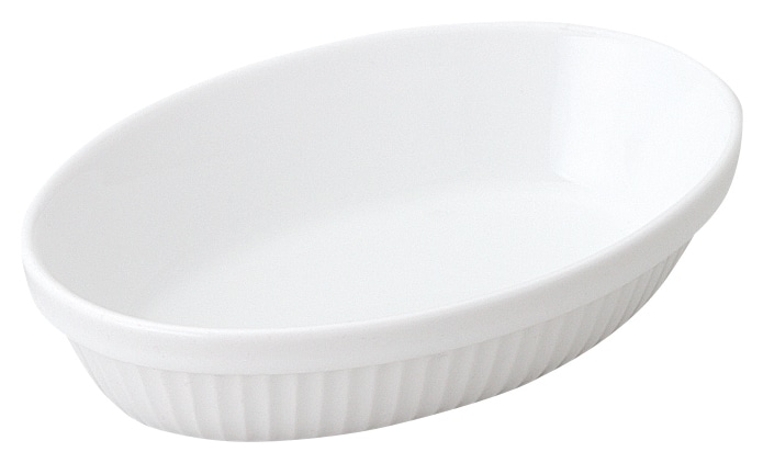 山万 クレール　18.5cm楕円グラタン 1個（ご注文単位1個）【直送品】