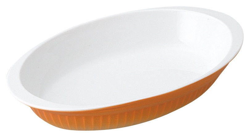 山万 フォルノ　22cm手付楕円浅グラタン 1個（ご注文単位1個）【直送品】