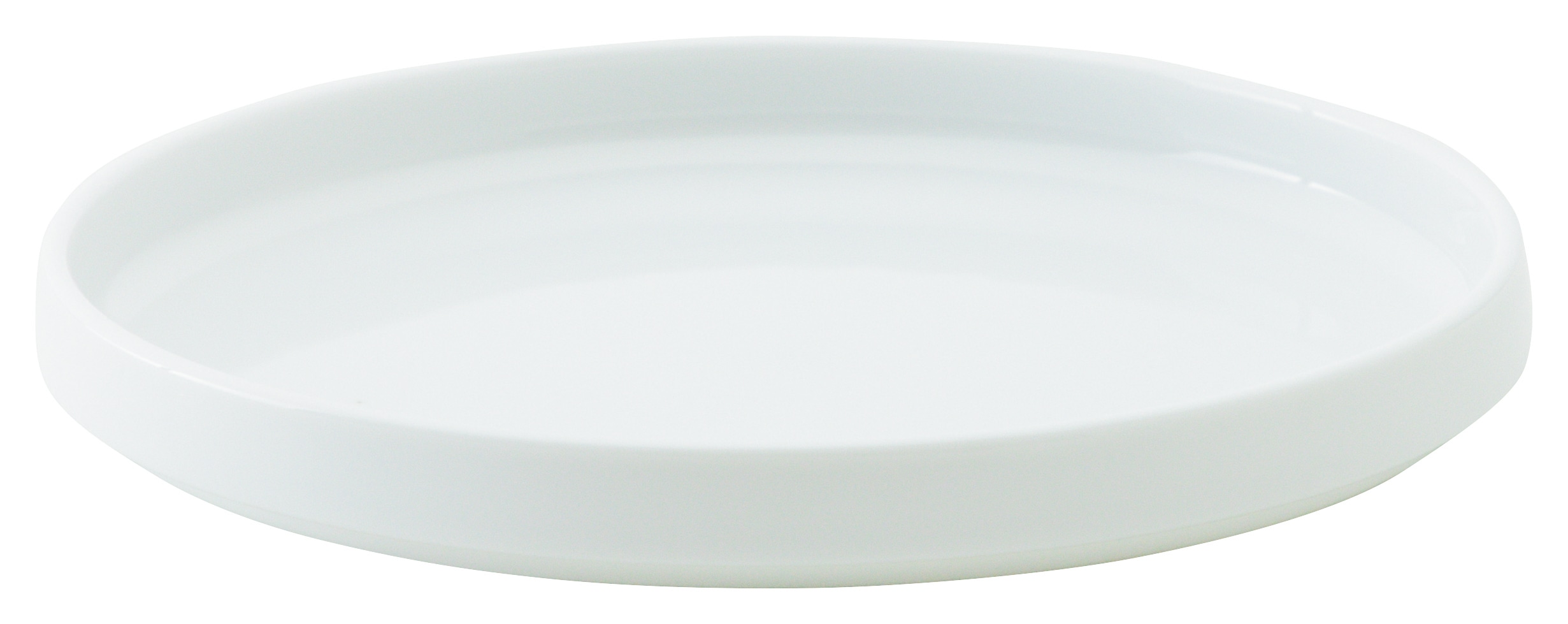 山万 ルフレ ピュアホワイト 21cm浅型スタックプレート 1個(ご注文単位1個)【直送品】