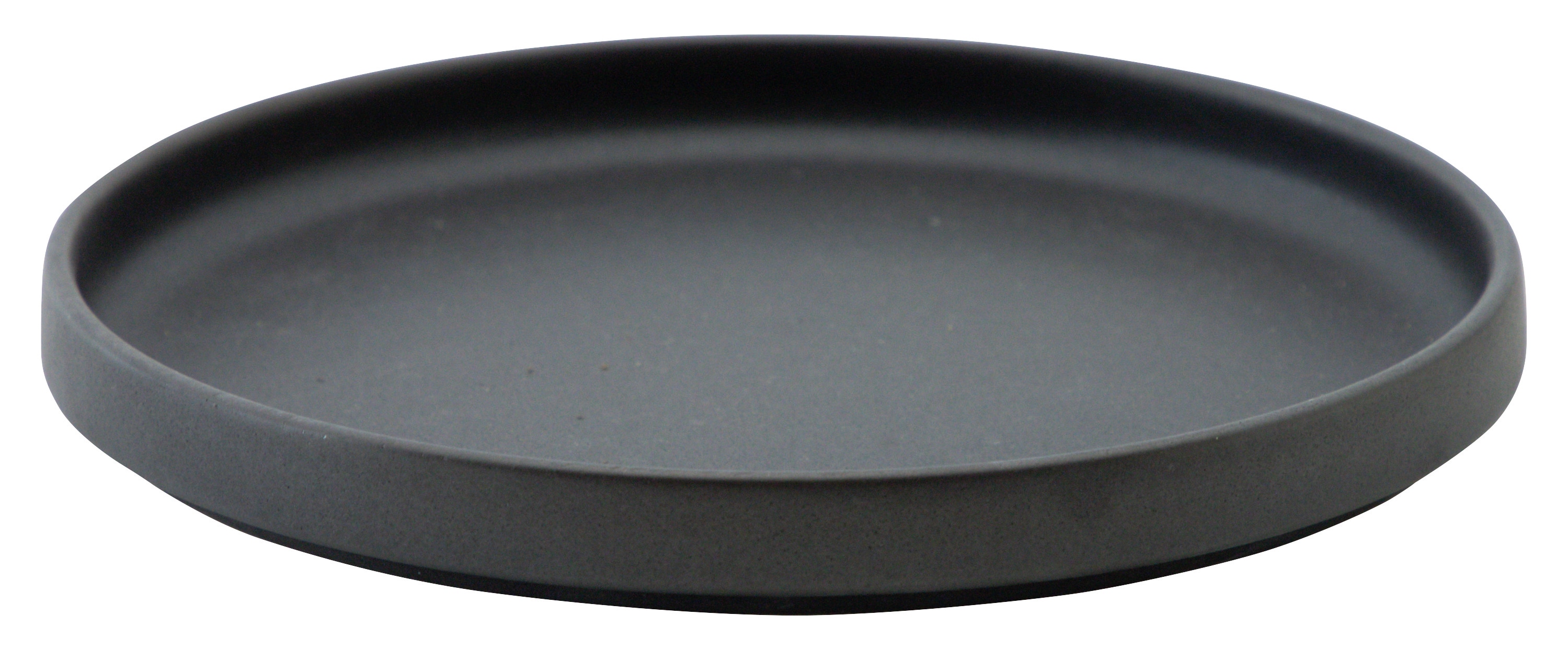 山万 ルフレ スティルブラック 17.5cm浅型スタックプレート 1個(ご注文単位1個)【直送品】