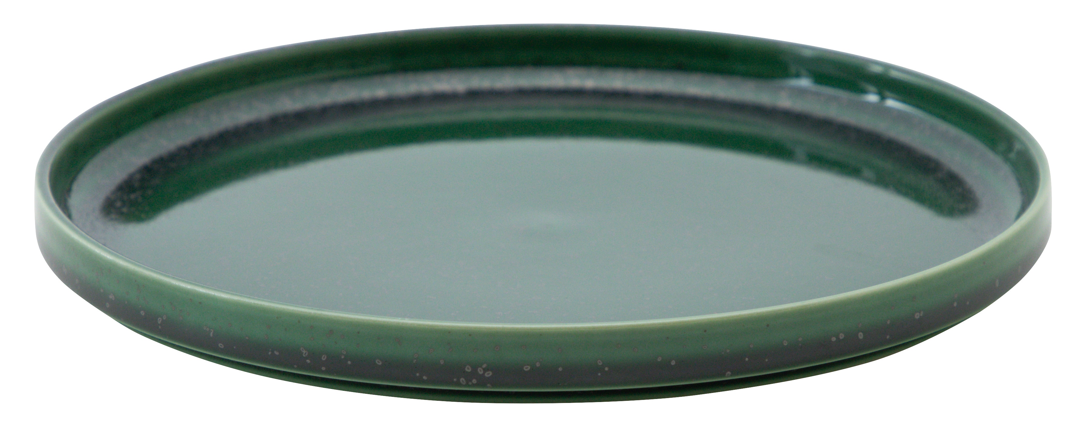 山万 ルフレ シャドウグリーン 21cm浅型スタックプレート 1個(ご注文単位1個)【直送品】