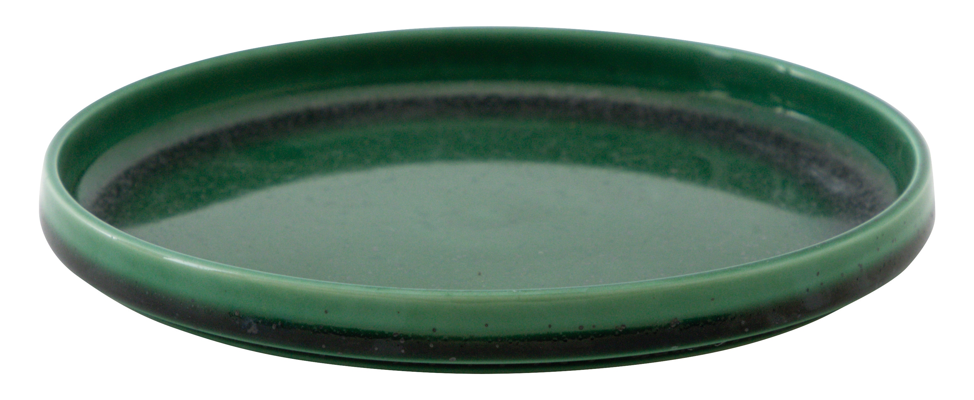 山万 ルフレ　シャドウグリーン　17.5cm浅型スタックプレート 1個（ご注文単位1個）【直送品】