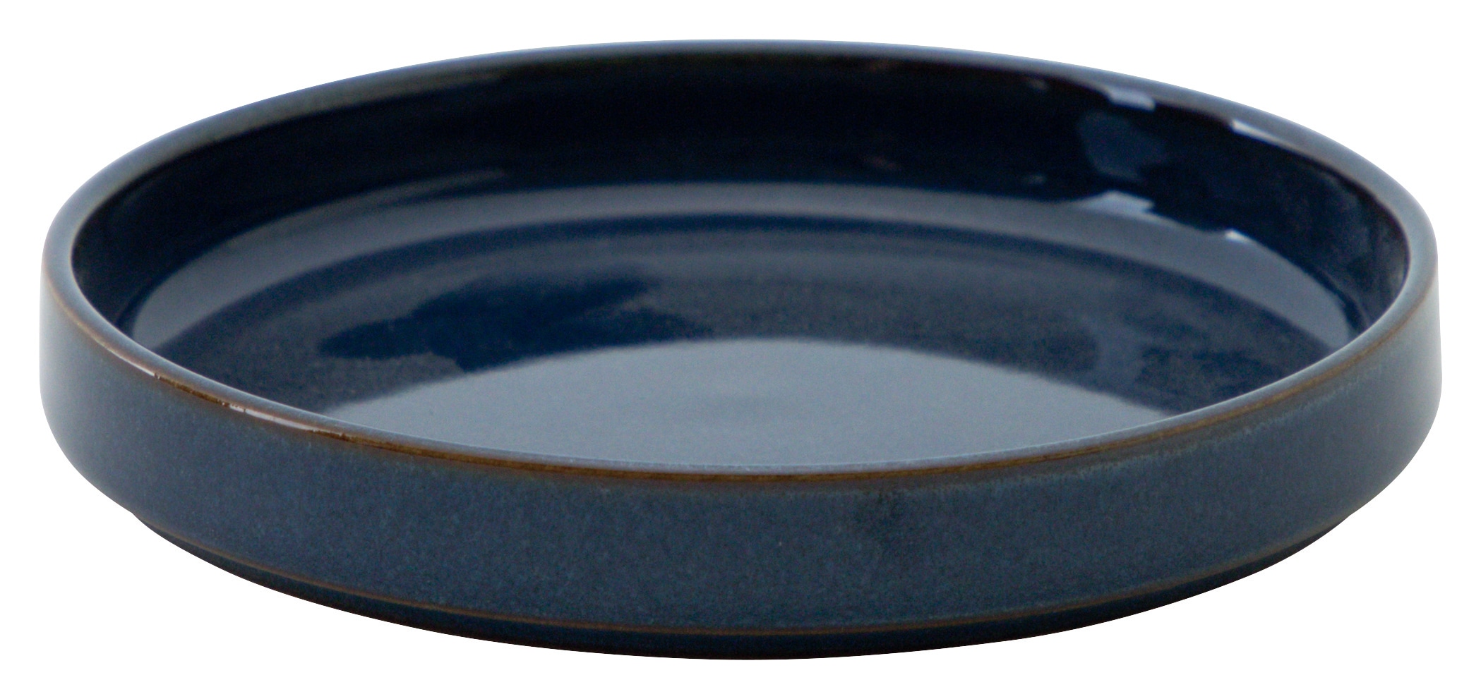 山万 ルフレ　エナメルブルー　12cmスタックプレート 1個（ご注文単位1個）【直送品】