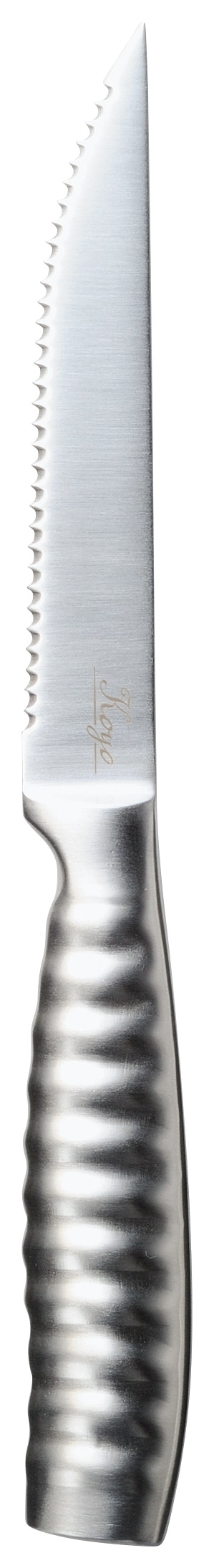 山万 マットシルバー　ステーキナイフ 1個（ご注文単位1個）【直送品】