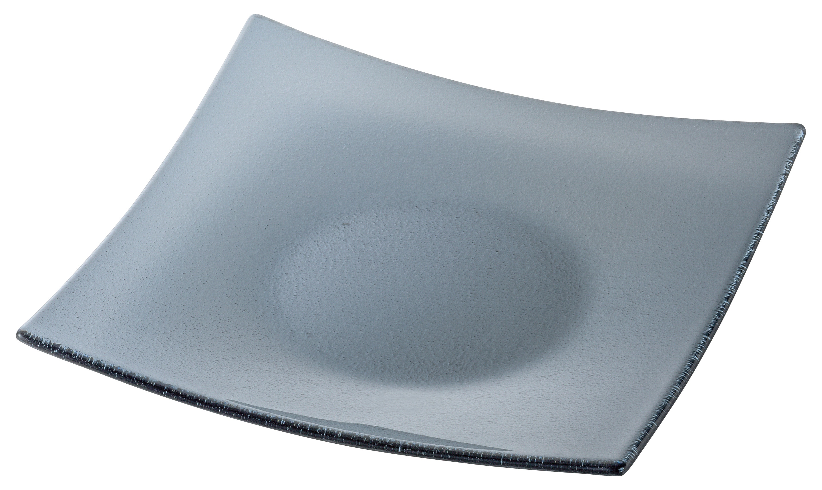 山万 シーニュ　スモーク　22cmスクエアークープ皿 1個（ご注文単位1個）【直送品】