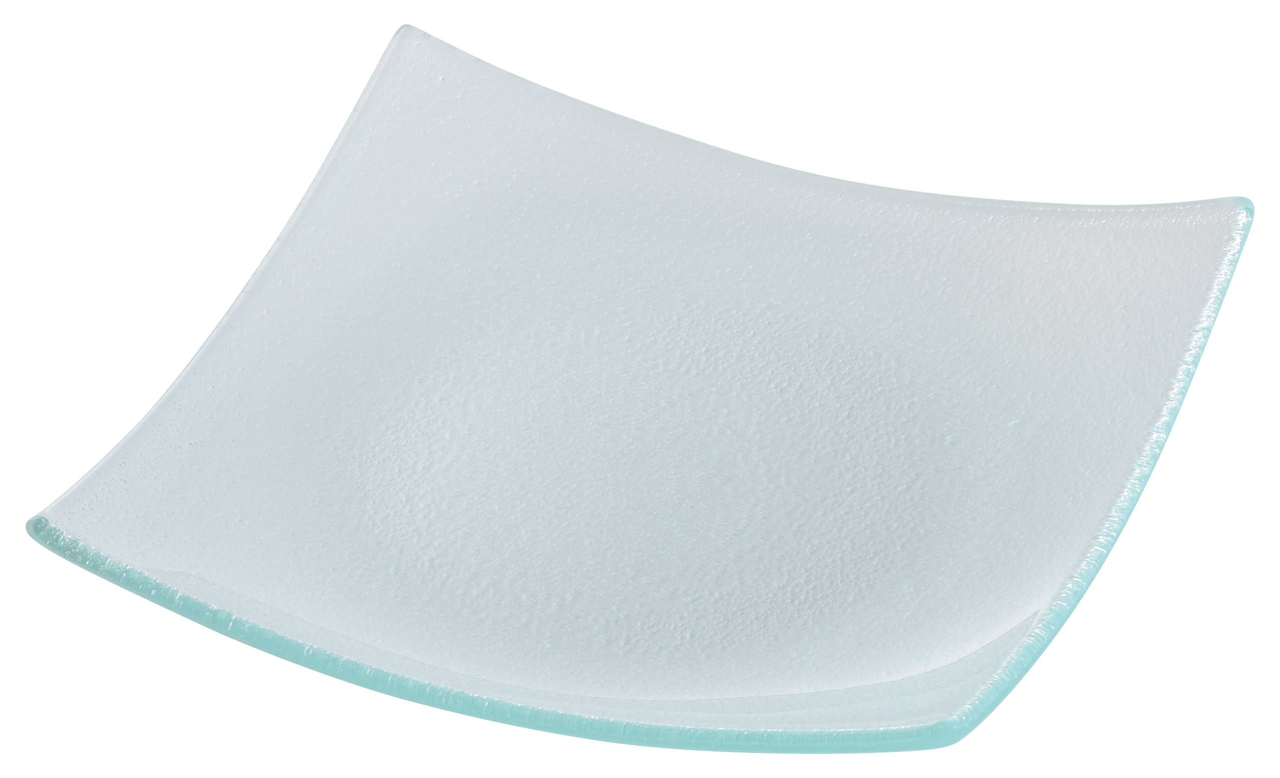 山万 シーニュ　クリア　19.5cmスクエアークープ皿 1個（ご注文単位1個）【直送品】