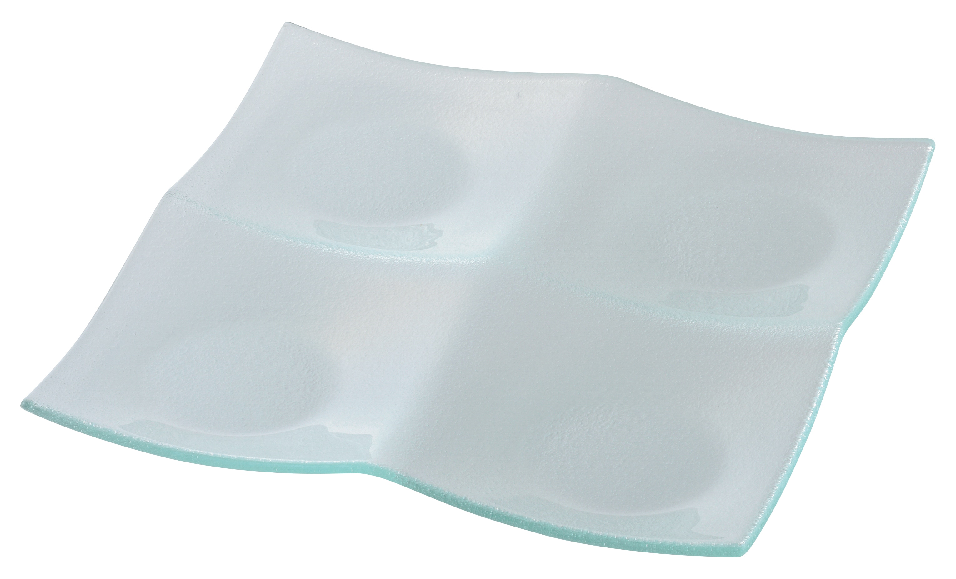 山万 シーニュ クリア 23cm4菜皿 1個(ご注文単位1個)【直送品】